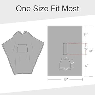 Poncho Blanket Super Soft Comfy Plush Wearable Fleece Blankets Gift for Adult Women Men Kids Throw Wrap Cover Indoors & Outdoors, 55''x 80'' Dalmation