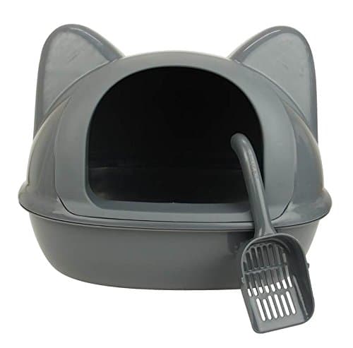 WOUAPY Cat Litter Box (Grey)