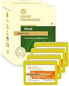 Pure Natural Herbal & Handmade Mango Soap Combo Kit Pack of 4 500gm