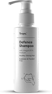 Defence Shampoo | Cleansing Shampoo for Scalp Nourishment & Hair Health | Contains Biotin, Niacinamide, Piroctone Olamine & Anagain | Sulphate & Paraben Free Shampoo For Women & Men |100 ml