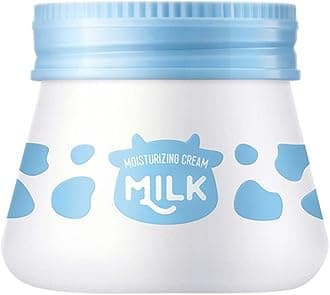 Face Milk Cream, Moisturizing Nourish Skin, Repair Face Moisturizer to Hydrate & Smooth Dry Skin, Firm Skin Day & Night Cream for Girl Women Daily Care