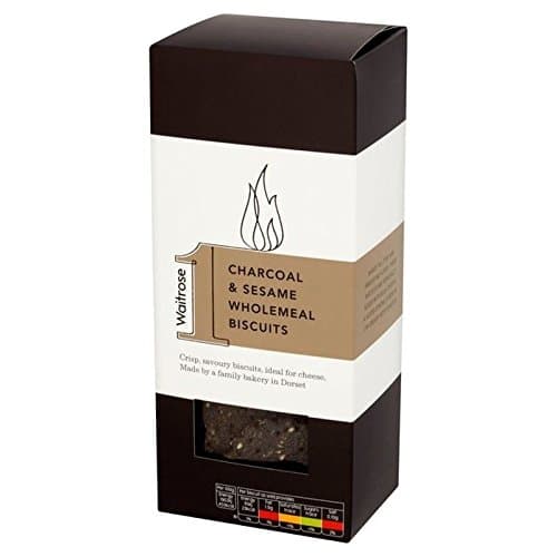 Charcoal & Sesame Flatbread Waitrose 130g