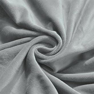 Highdi Soft Velvet Dining Chair Covers Solid Color Stretch Curved Back Chair Slipcovers with Armrest, Vanity Swivel Armchair Cover Removable Washable for Bedroom Party Hotel (Light Grey,2 PCS)