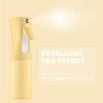 URAQT Hair Spray Bottle, Continuous Water Mister, Salon Hairdressing Spray Bottle, Multifunctional Fine Mist Water Sprays Bottles for Plants, Pets, Home Clean, 200ML