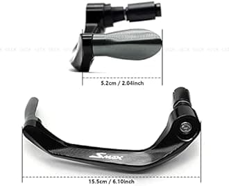 BYTZUM for Yamaha AEROX Force SMAX 155 Fall Protection Device Accessories Universal Motorcycle Scooter 22mm Handlebar End Handguard Bow (Color : Titanium, Size : AEROX)