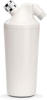 Shower Water Filter System - Filters Over 90% Of Chlorine Carbon & Kdf Filtration Media Soften Skin And Hair From Hard – For Use With Existing Head Aq-4100Nsh , White