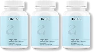 mars by GHC Natural Surge Max Capsules (60 Count) | Powered with Shilajit, Safed Musli & Gokshura | Supports Overall Well-Being | Good Health Company (Pack of 3)