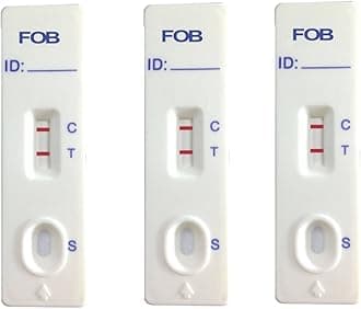 Bowel Health Testing Kit Colon Faecal (FOB) Professional Test Pack of 3 Tests