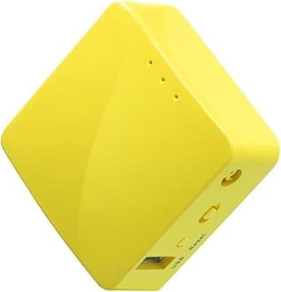 GL.iNet GL-MT300N-V2 (Mango) Wireless Mini Portable VPN Travel Router, Mobile Hotspot in Pocket, WiFi Repeater Bridge, Range Extender, OpenVPN Client, 300Mbps High Performance, 128MB RAM