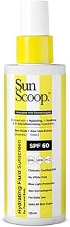 Fluid Body Sunscreen Spray SPF 60, No White Cast, Protects from UVA & UVB Rays, Hybrid, for Dry, Normal, and Oily Skin Types | 125 ml (Pack of 1) | Neutral