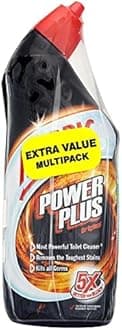Powerplus Toilet Cleaning Gel, Original Scent, Pack 3 x 750 ml, Removes Limescale, Kills 99.9% of Bacteria, Powerful Deep Clean Toilet Cleaner, toilet freshener