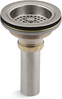 KOHLER K-8801-BN Duostrainer Sink Strainer, Vibrant Brushed Nickel