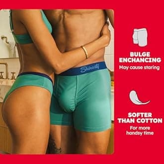 Shinesty Boxer Briefs for Men Pack of 3 - Hammock Support Pouch Underwear for Men with Fly