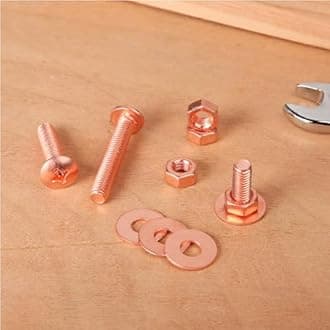 Mr. Pen- Bolts, Nuts, and Washer Assortment Kit, 113 pcs, Rose Gold, Nuts and Bolts Assortment Kit, Assorted Nuts and Bolts, Nut Bolt and Washer Assortment, Bolt and Nut Assortment