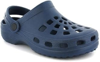 – Pop Blue Boys Sandals & Sliders - Boys Clogs Made from Moulded EVA with Moveable Back Strap. Stylish & Comfortable Kids Clogs for Casual Wear