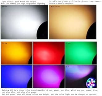 Tree Holding Light - Outdoor Landscape Lights, IP65 Outdoor Waterproof Tree Lighting Lights, AC220V RGB Landscape Garden Tree Lighting, Outdoor LED Surrounding Colored Hoop Tree Spotlight(RGB,7PCS(84W