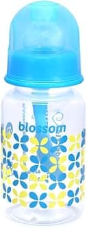 Blossom Blue 150ml Baby Feeding Bottle | Perfect for Newborns and Toddlers | Ideal for 0-5 Years | Comfortable Grip and Leak-Proof Design for Easy Feeding - Blue