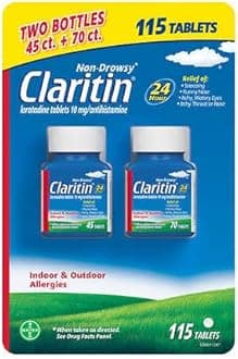 Claritin 10 mg Non Drowsy 24 Hour, 115 Tablets