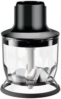 Braun MQS200BK MultiQuick Chopper Hand Blender Attachment, 1.5-Cup,Black