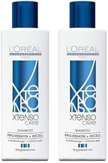 Xtenso Care Shampoo for Frizz-Free, Smooth & Manageable Hair 250ml | Enriched with Pro Keratin & Incell | For Men & Women | Unruly, Unmanageable Hair (Pack of 2)
