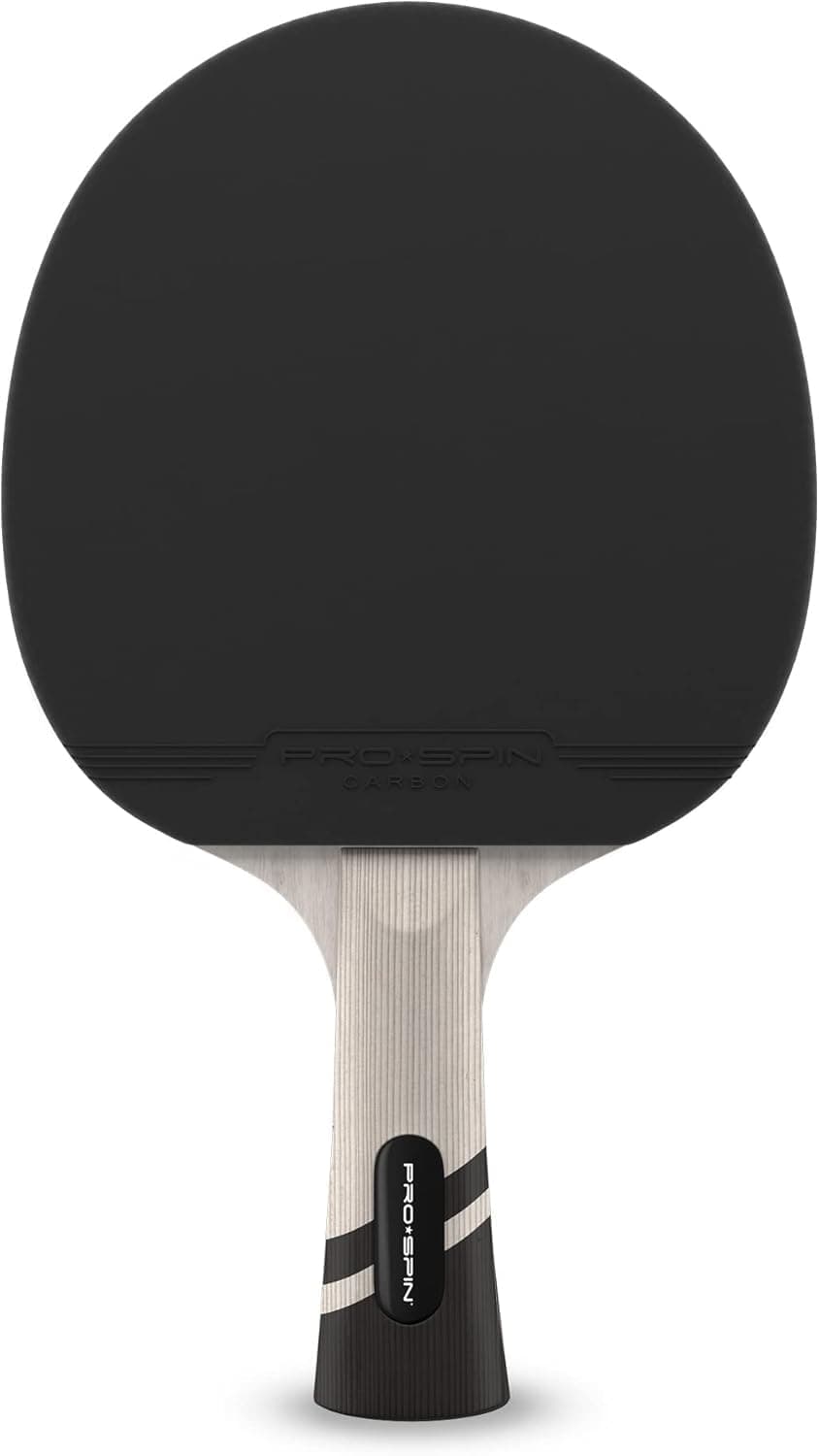 PRO SPIN Ping Pong Paddle with Carbon Fiber 7 Layer Blade Offensive Rubber 2.0mm Sponge Premium Rubber Protector Case Improve Your Game with Elite Series Carbon Table Tennis Rackets