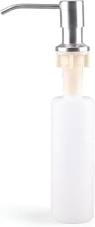 amiciCare Kitchen Sink Soap Dispenser Top Refill Built-In Countertop S. S Steel Pump with 360 Degree Rotating Head and 300ml Bottle