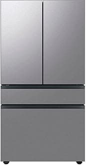Samsung 29 Cu. Ft. Bespoke 4-Door French Door Refrigerator with Beverage Center, Stainless Steel, RF29BB8600QLAA