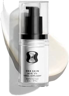 oneskin EYE OS-01 Peptide Topical Supplement | Skin Longevity Age Reversal Eye Cream | Safe for Sensitive Skin, Fragrance-Free, 20 mL / 0.67 oz