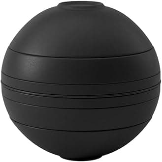 Villeroy & Boch – La Boule Black, 7-piece dinnerware set for two, Premium Porcelain