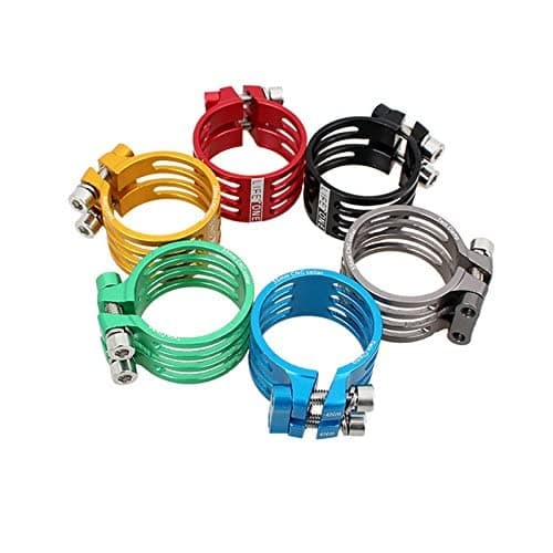 STORE99® Black : LIFETONE Mini Bicycle Seatpost Clamp Quick Release Fixed Gear Downhill MTB Road Cycling Bike Seat Post Clamp Clips Bike Parts