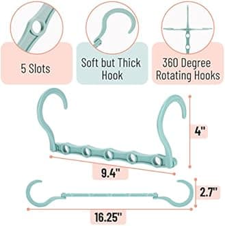 Mr. Pen- Space Saving Hangers, 8 Pack, Boho Colors, Magic Hangers