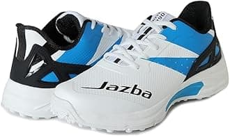 KNKCricket Shoes for Men Rubber Spikes Hockey Shoe, Multi Purpose Outdoor All Round Performance Footwear for Turf & Grass