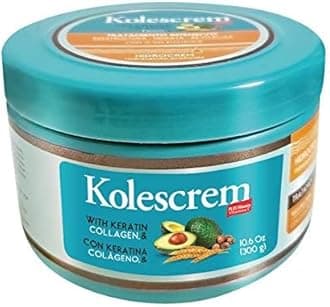 Generic Kolescrem: Ultimate Keratin, Coco, and Avocado Hair Strengthening and Smoothing Treatment, Off White
