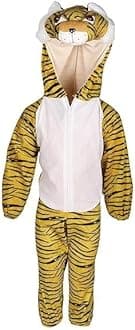 Animal dress for kids | wild animal costume for boys & girls | school function theme party fancy dress 2-8 years (2-3 Years, Tiger)