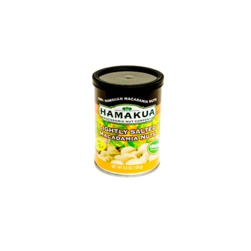 Hawaiian Macadamia Nuts Lightly Salted 4.5 oz. Can