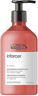 L'Oréal Professionnel | Inforcer Expert Series Anti-Breakage Shampoo for Brittle and Fragile Hair, 500 ml