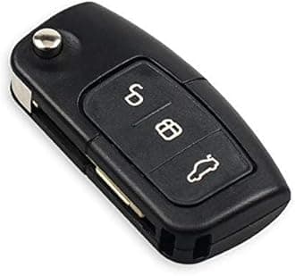 Flygear 3 Button Without Chip Car Remote Key Shell Compatible for Fod Fusion Mondeo Fiesta Auto Flip Key