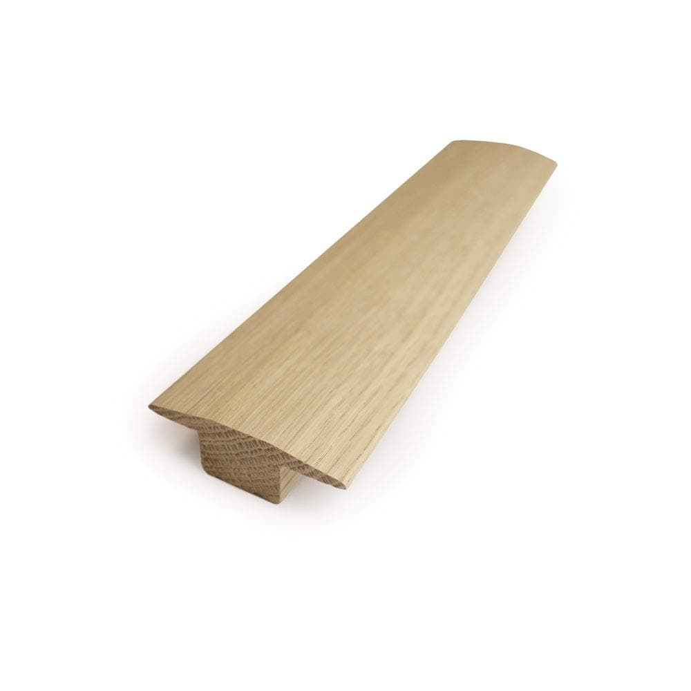 Solid Oak 15mm T Section Door Bar Threshold Moulding Un Finished 900mm Trim