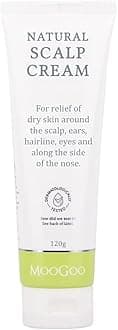 Scalp Cream - Seborrheic Dermatitis & Cradle Cap Natural Moisturizing Cream, Relief for Red, Itchy, Crusty & Dry Skin Around the Scalp, Ears, Hairline, Eyes & Nose, for Babies & Adults