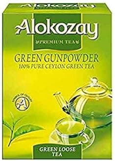 Alokozay Premium Tea Green Gunpowder Loose Tea, 225