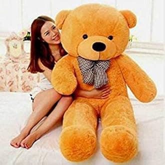BHAGWATI Brown Teddy Bear Plush Stuffed Animals Soft Toys, Huggable Teddy Bear, Birthday Gift for Boys, Girls, Wife, Girlfriend, Women, Kids Valentine's Christmas Gift (3 Feet, Brown)