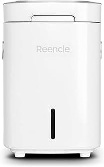 Reencle Prime Electric Composter - 14L Kitchen Composter, Decomposes Up to 2.2 lbs Food Waste Daily, Odorless Indoor Composting with Whisper-Quiet Technology & Rapid Decomposition (White)