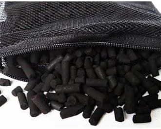 1 lb Activated Charcoal Carbon Pellets in Free Mesh Media Bag for Aquarium Fish Pond Tank Canister Filter