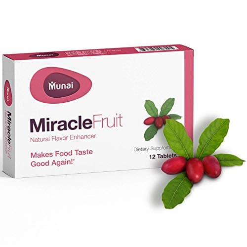 Munai Miracle Berry Tablets - [12 Count] Flavor Changing Tablets That Are Natural, Non-Gmo Formula Specially-Designed To Enhance Wellness And Quality Of Life, Fast Activating Miracle Fruit Tablets