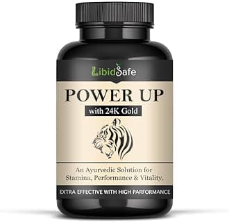 Power Up Capsules for Men With Swarna Bhasma | Original Health Supplement - Gold Tablet for Man - Enrich With 17 Ayurvedic Herbs Like Shilajit, Ashwagandha For Strength & Stamina