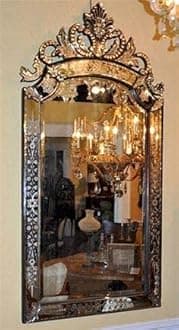 Modern Venetian Mirror Wall Mirror Home Living Room Mirror Bedroom Mirror villa's Mirror Home Mirror Hotel Mirror Showroom Mirror Size of Mirror 30" L x 54" H Inches MVM 45