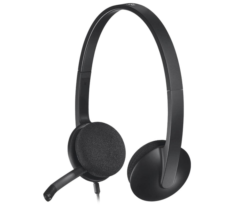 Logitech USB Headset H340 - Stereo - Black - USB - Wired - 20 Hz - 20 kHz - Over-The-Head - Binaura