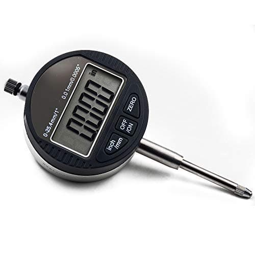 Digital Dial Indicator 0.01mm/.0005'' Digital Probe Indicator Dial Test Gauge Range 0-25.4mm/1'' Dial Test Indicators Electronic Indicator Gauge