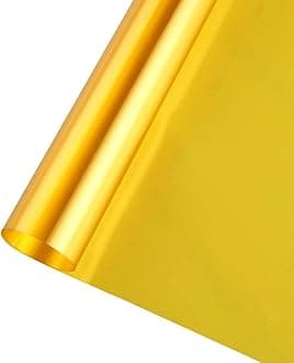 Transparent Decorative Window Film,Colorful Window Film Colored Red Window Tint Heat Blocking for Party Wedding Festival Decoration(Customized Size)