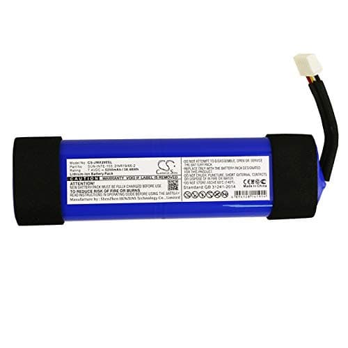 5200mAh Li-Polymer Replacement Battery for JBL Xtreme 2, JBLXTREME2BLKAM, JBLXTREME2BLUAM Battery Fits 2INR19/66-2 SUN-INTE-103, CameronSino Li-ion 3.70V Battery